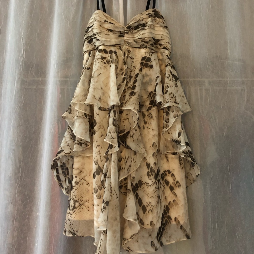 Arden B. Reptile Print Flowy Dress